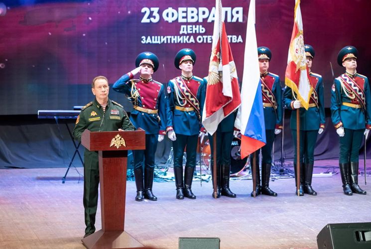 Директор Росгвардии генерал армии Виктор Золотов поздравил ветеранов и личный состав ведомства С Днем защитника Отечества