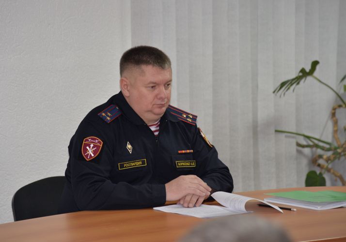 В Уральском округе Росгвардии проходит учебно-методический сбор с руководящим составом