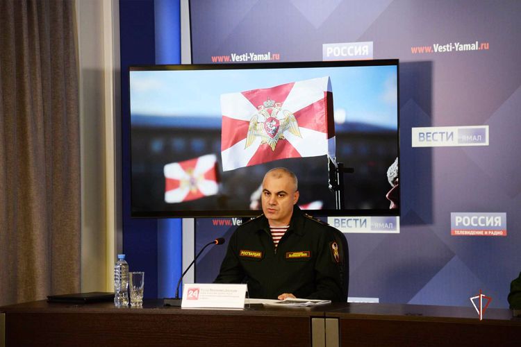 На Ямале состоялась пресс-конференция Росгвардии по вопросам поступления в высшие военные учебные заведения ведомства