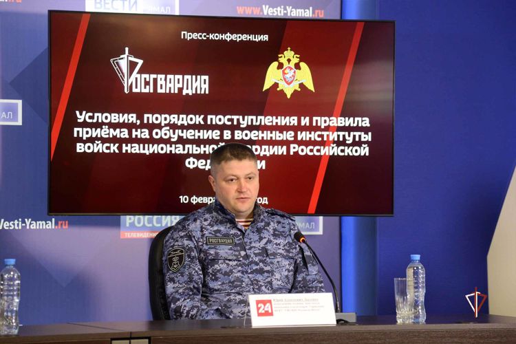На Ямале состоялась пресс-конференция Росгвардии по вопросам поступления в высшие военные учебные заведения ведомства