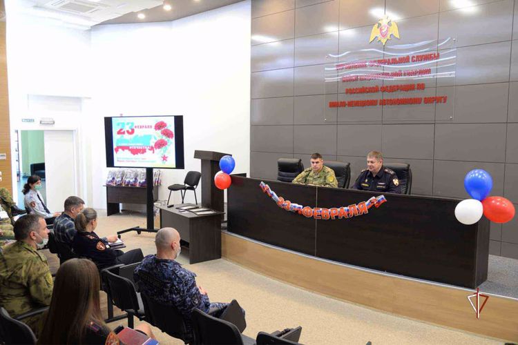 На Ямале Росгвардия принимает участие в праздничных мероприятиях к 23 февраля