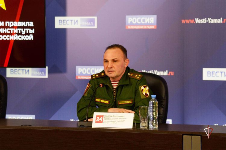 На Ямале состоялась пресс-конференция Росгвардии по вопросам поступления в высшие военные учебные заведения ведомства