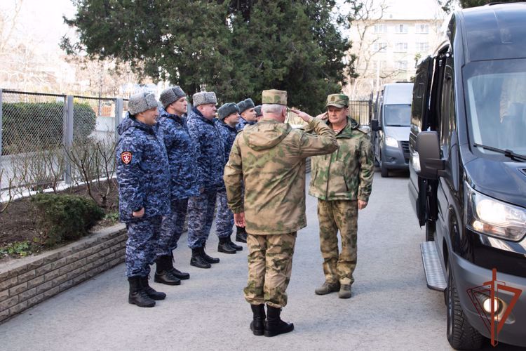 Генерал-полковник Алексей Беззубиков совершил целевой выезд в южный округ войск национальной гвардии и зону проведения специальной военной операции