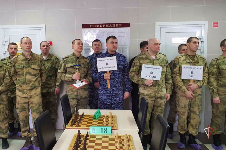 Ямальская команда стала призером Чемпионата Уральского округа Росгвардии по шахматам