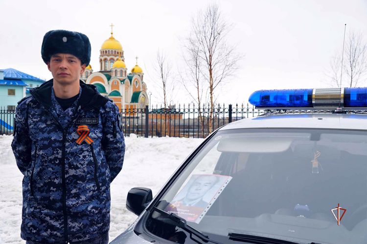 На Ямале Росгвардия присоединилась ко Всероссийской ведомственной акции «Бессмертный автополк» (ВИДЕО)
