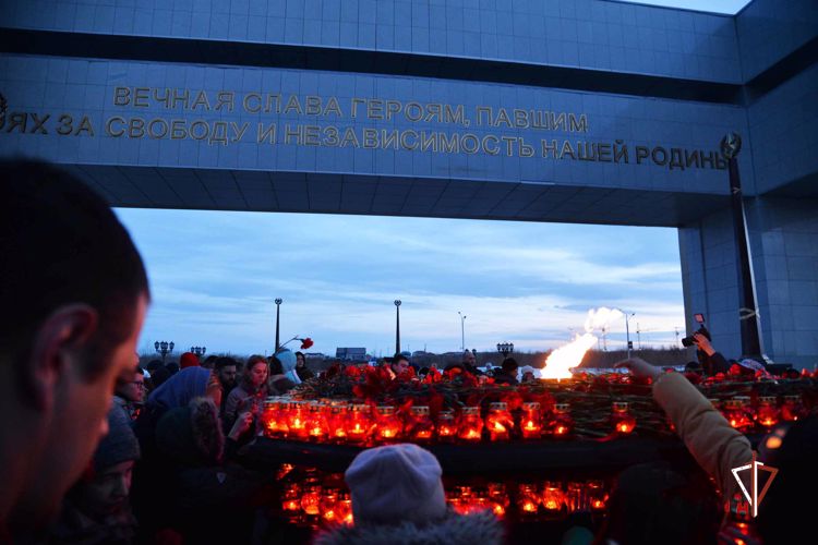 На Ямале росгвардейцы приняли участие в акции «Свеча Памяти»