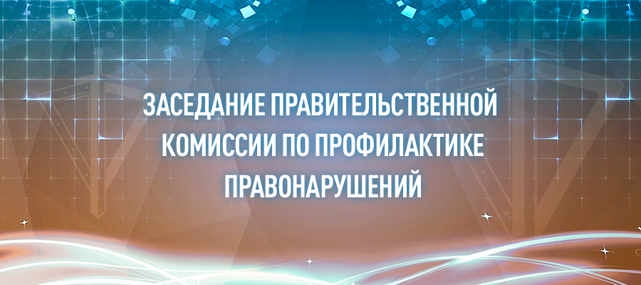 Генерал-полковник полиции Сергей Лебедев принял участие в заседании Правительственной комиссии по профилактике правонарушений