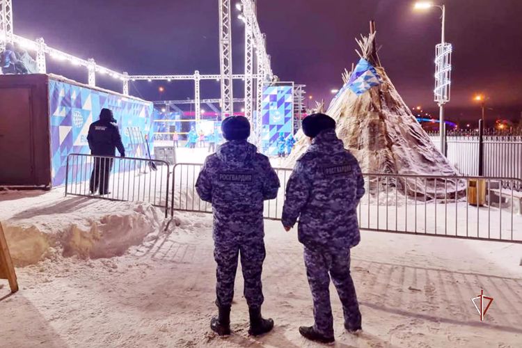 Росгвардия обеспечила правопорядок в период проведения Кубка России по волейболу на снегу на Ямале