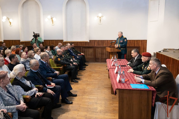 В Академическом ансамбле Росгвардии состоялось торжественное гашение юбилейной почтовой марки
