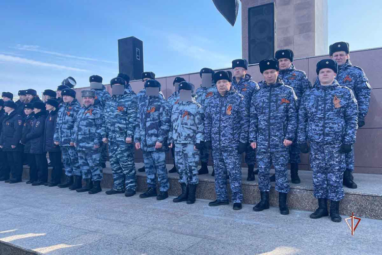 Росгвардейцы приняли участие в патриотических мероприятиях, приуроченных ко Дню Победы 
