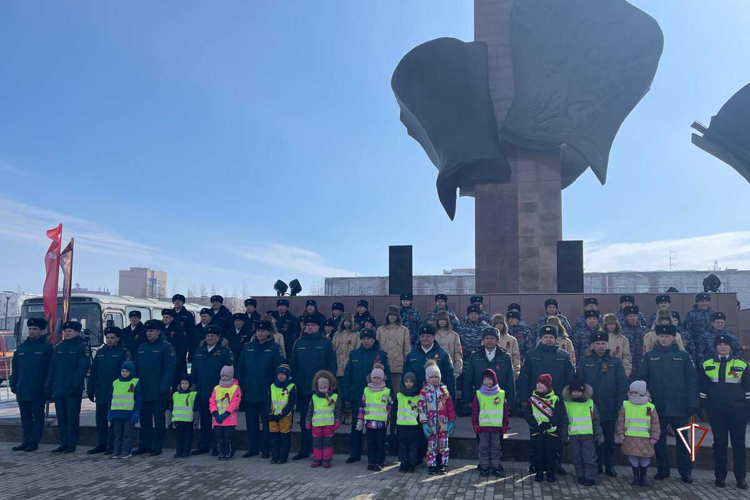 Росгвардейцы приняли участие в патриотических мероприятиях, приуроченных ко Дню Победы 