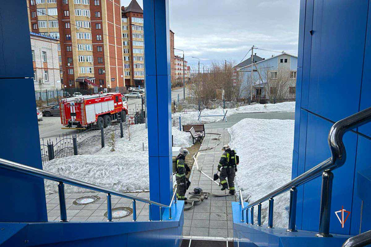 Межведомственная тренировка Росгвардии и МЧС состоялась на Ямале