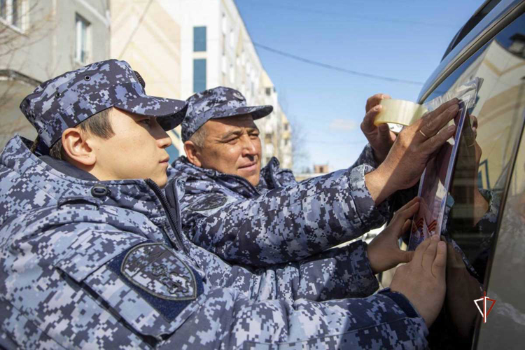 Росгвардия присоединилась ко Всероссийской патриотической акции «Бессмертный автополк» на Ямале