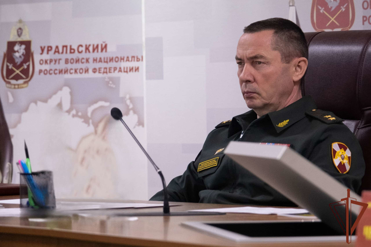 В Уральском округе Росгвардии прошел военный совет  