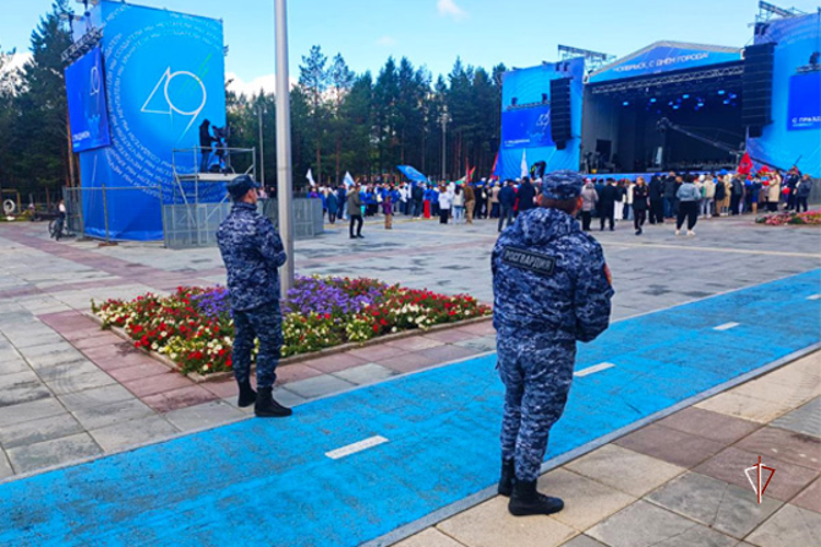 Росгвардия обеспечила правопорядок в период проведения спортивных и культурных мероприятий на Ямале