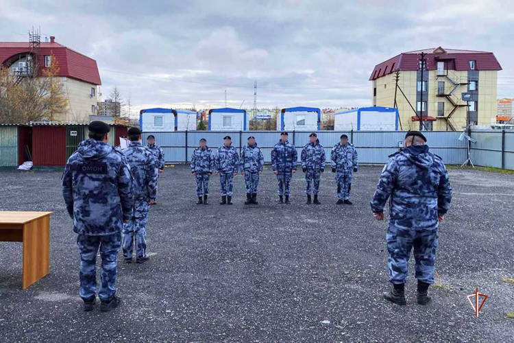Сотрудники ОМОН Росгвардии на Ямале отмечают 12 лет с даты основания отряда