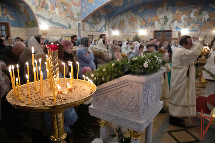 В Главном храме Росгвардии состоялось Рождественское богослужение