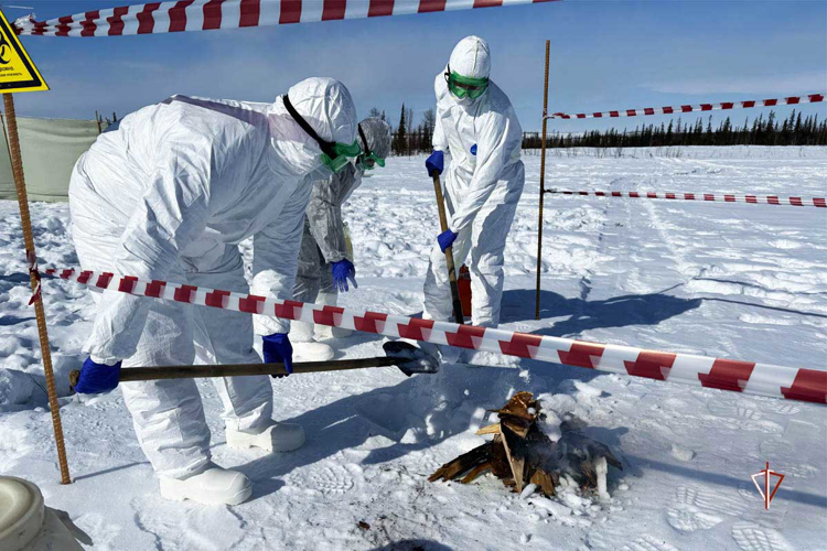 При участии Росгвардии на Ямале прошли межрегиональные учения по реагированию на биологические угрозы 
