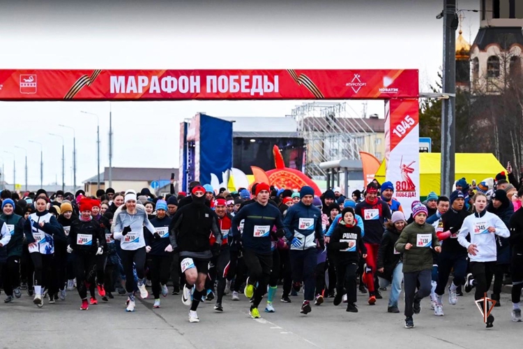 Спорт во имя памяти: росгвардейцы участвовали в забегах ко Дню Победы