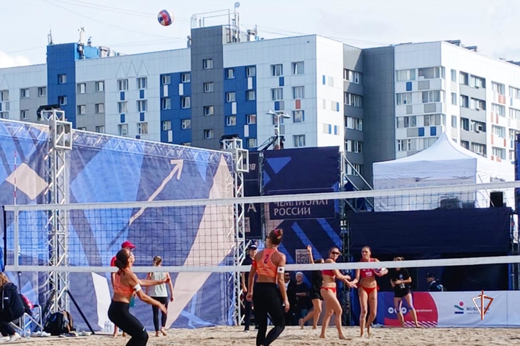 Росгвардия обеспечила безопасность этапа чемпионата России по пляжному волейболу в Новом Уренгое