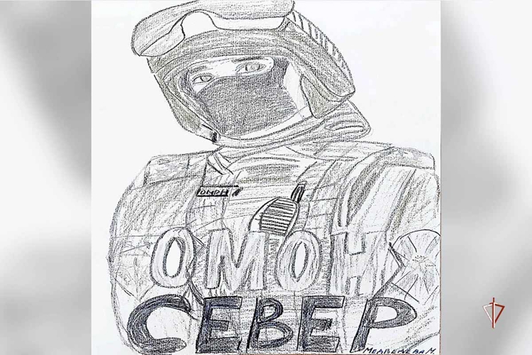  На Ямале в ОМОН «Север» подвели итоги конкурса детского рисунка