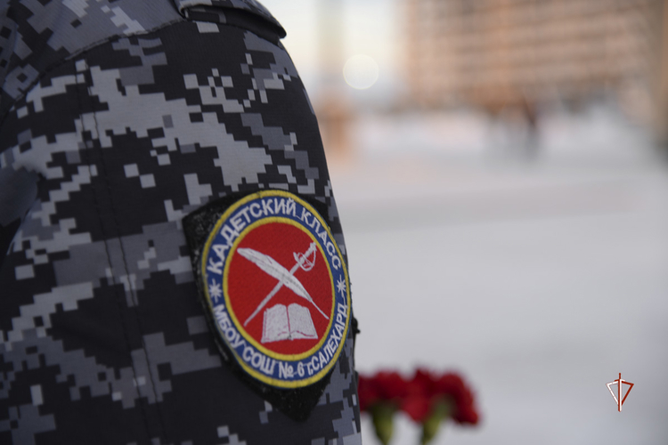 Росгвардейцы Ямала приняли участие в открытии Вахты Памяти «Пост №1» в Салехарде