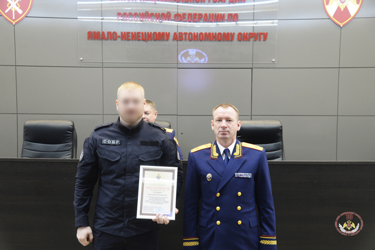 В Салехарде состоялось торжественное мероприятие, посвященное двойному юбилею Росгвардии