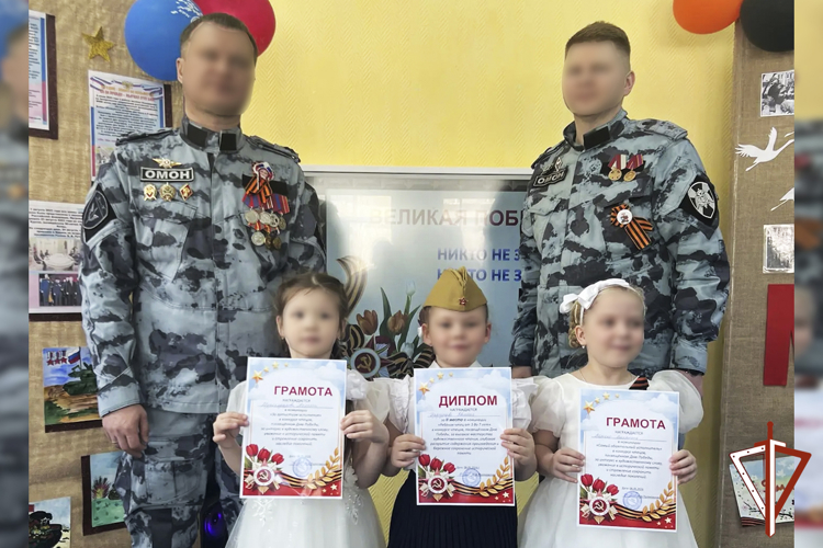 На Ямале сотрудники ОМОН «Север» приняли участие в патриотических мероприятиях ко Дню Победы