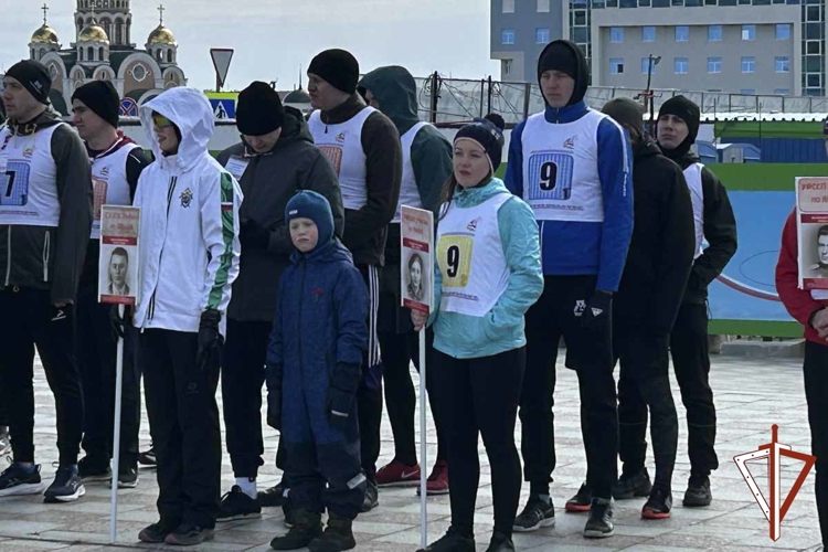 Росгвардейцы Ямала пробежали дистанции в честь 81-й годовщины Великой Победы (видео)