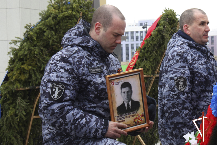 На Ямале Росгвардия  приняла участие в праздновании 81-й годовщины Победы